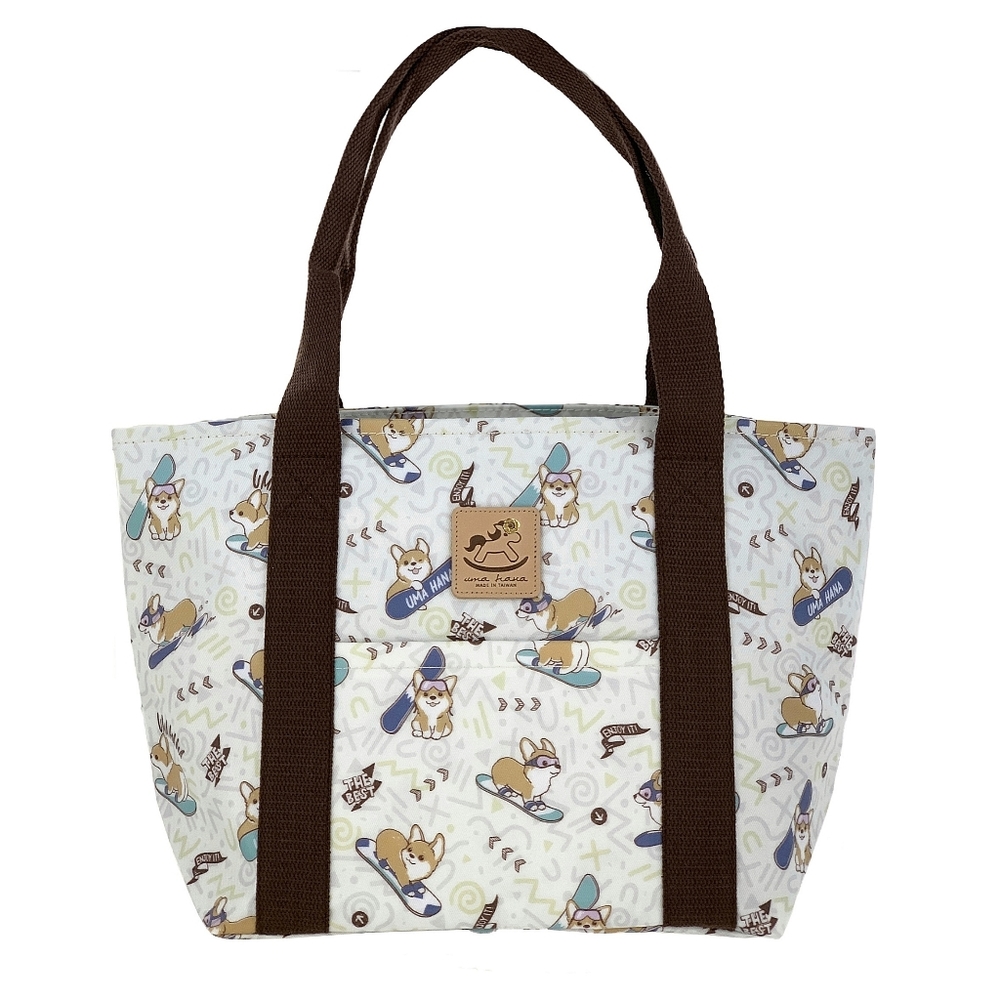 Waterproof Corgi Dumpling Tote Shoulder Bag Purse